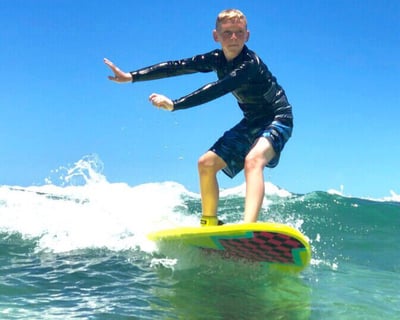 1.5-Hour Kids Private Surf Lesson In Poipu