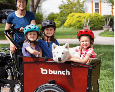 Ride a Family Cargo E-Bike Rental in Indianapolis
