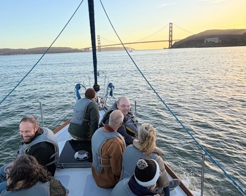 Golden Gate Bridge Sunset Sail from Sausalito