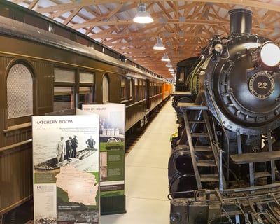 Historic Train Museum with 100+ Rail Cars