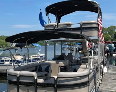 Cruise Lake Travis on a Double-Decker Boat With Slide
