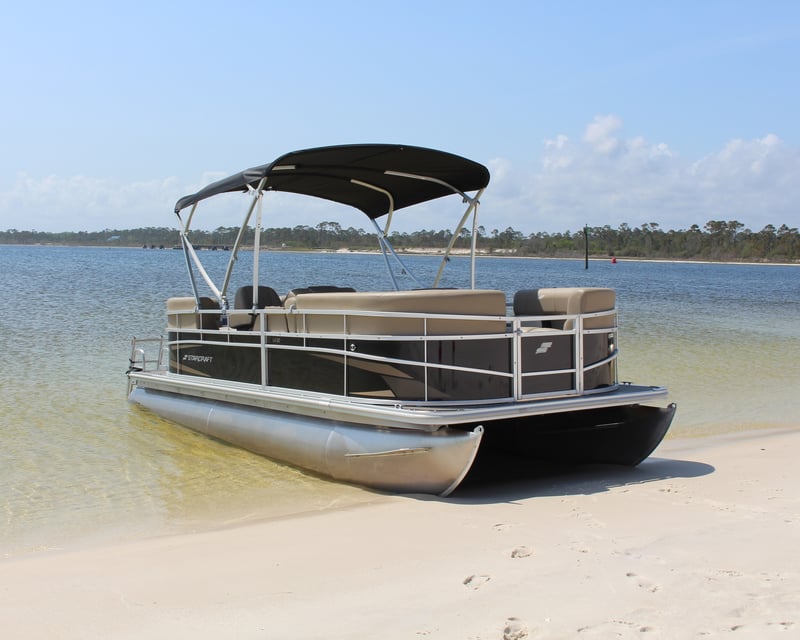 Half-Day Pontoon Boat Rental in Gulf Breeze