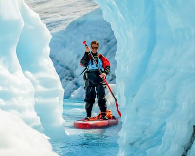 Glacier Paddleboarding Tour in Palmer