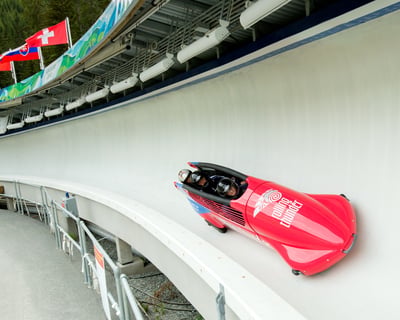 Summer Bobsleigh Ride at Whistler Sliding Centre