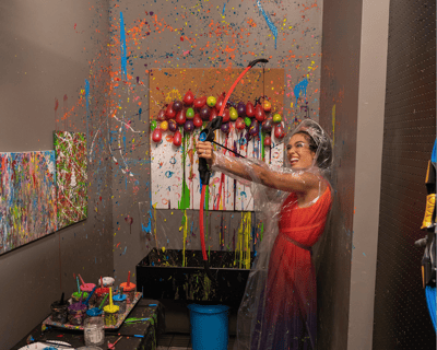 Plano Darts & Splatter Painting Experience