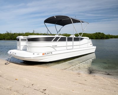 Sarasota Pontoon Boat Rental on Gulf Waters