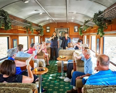 Luxury Parlor Train Ride From Williams