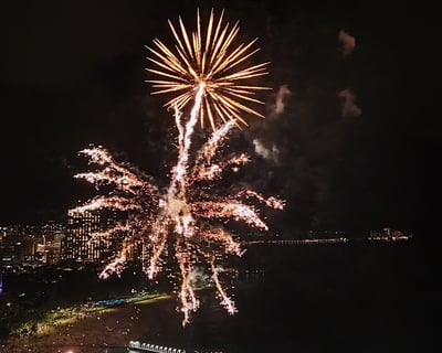 Honolulu Fireworks Private Sailing Charter