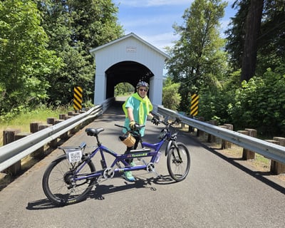 Covered Bridge E-Bike Tour in Cottage Grove