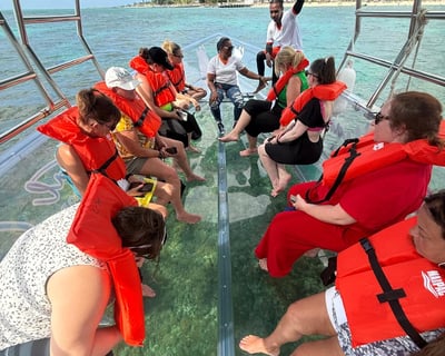 1-Hour Clear Glass Boat Tour in Montego Bay