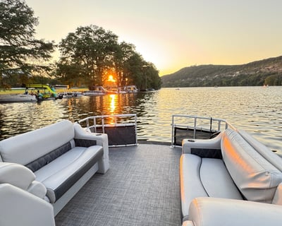Double-Decker Pontoon Charter on Lake Austin