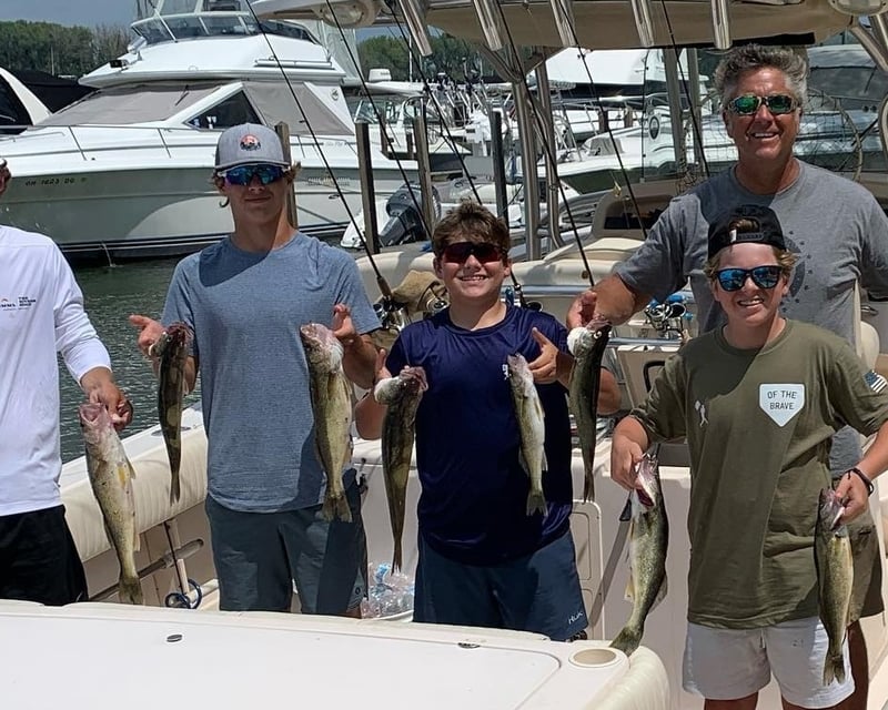 Private Full-Day Lake Erie Fishing Charter from Marblehead