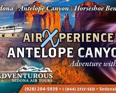 Explore Upper Antelope Canyon 3-Canyon Flight Tour
