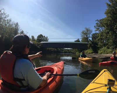 2-Hour Lamoille River Paddle in Jeffersonville
