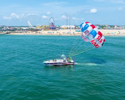 Parasailing in Ocean City: 800ft Coastal Flight