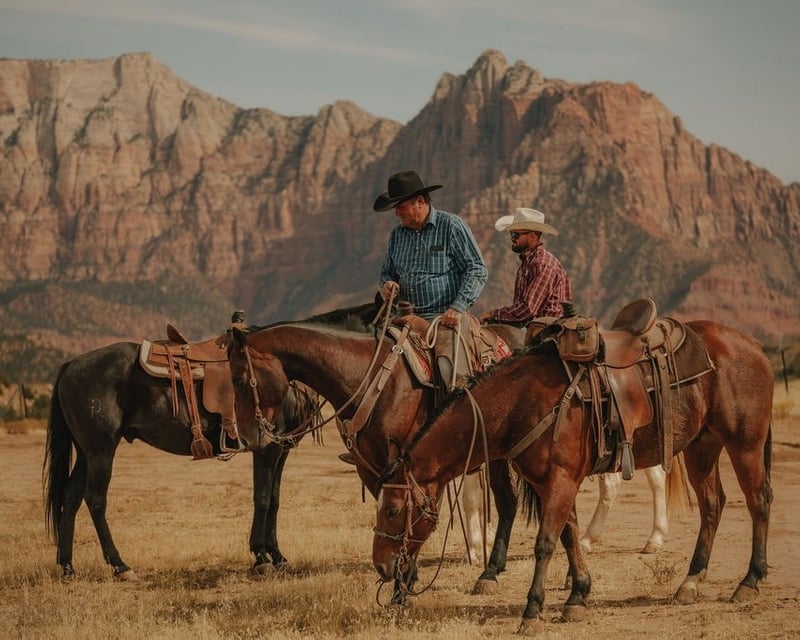 Guided Mountain Trail Ride Near Zion National Park