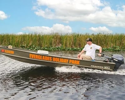 14' Jon Boat Rental in the Everglades