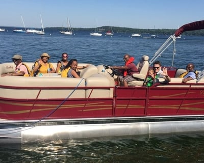 Lake Mendota 8-Passenger Pontoon Rental