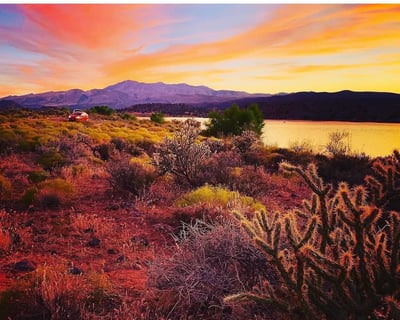 Sunset Horseback Ride in Southern Utah