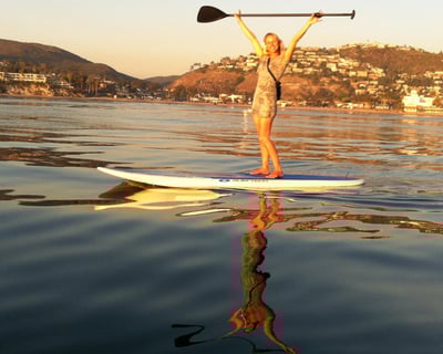 SUP Lesson and Ocean Paddle in Laguna Beach