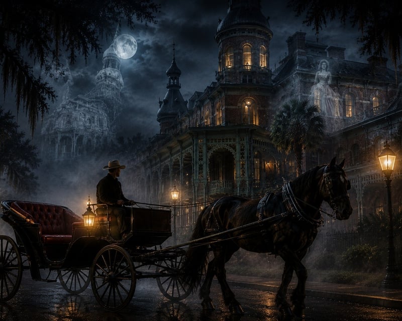 Private Haunted Carriage Tour at Plant Hall in Tampa
