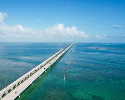 Private Air Tour Over Seven Mile Bridge