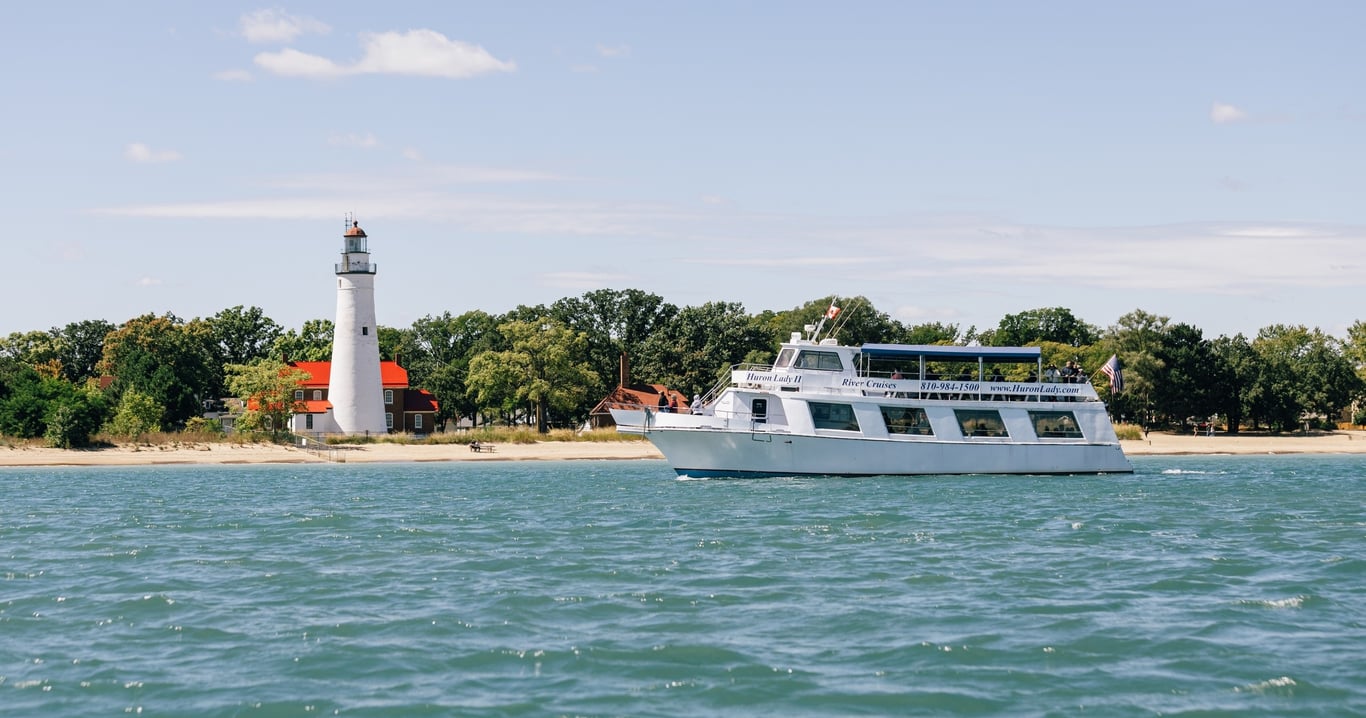 Port Huron Boat Tour: Blue Water Bridges & Freighters