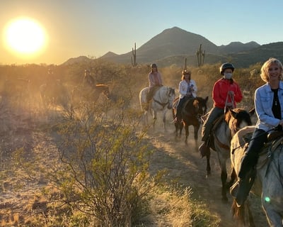 Sunset Horseback Trail Ride in the Sonoran Desert