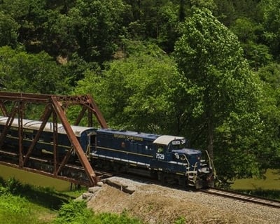 Ride a 4-Hour Open-Air Train Tour in Blue Ridge