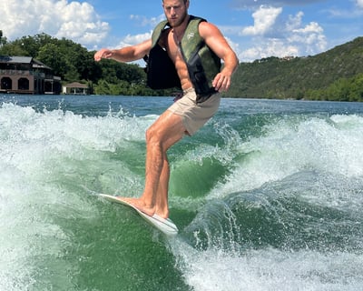 Wake Surf Boat Charter on Lake Austin