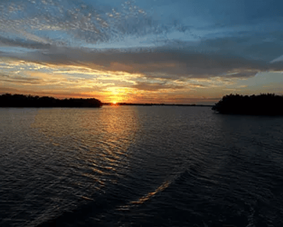 Sunset Pontoon Tour of Pelican Island
