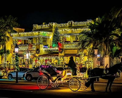 Nights of Lights Carriage Tour in St. Augustine