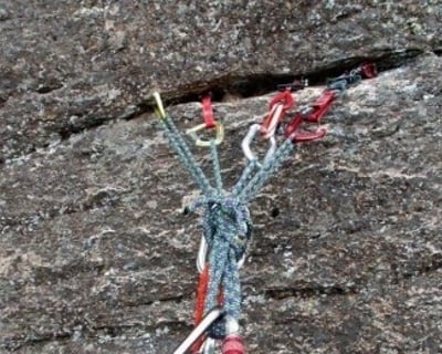 Rock Climbing Anchor Clinic in North Conway