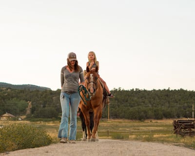 15-Minute Horse Ride at Zion Mountain Ranch