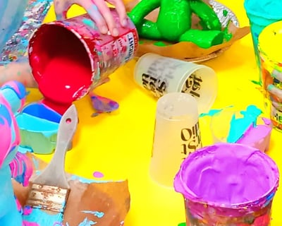 Family Drip Bear Painting Experience in Atlanta