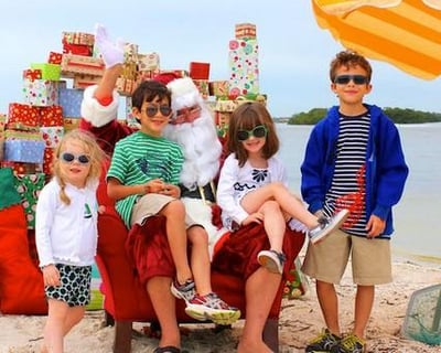 Santa Cruise in Fort Myers Beach