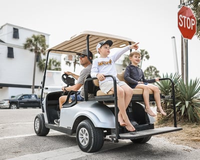 4-Passenger Golf Cart Rental in Edisto Beach