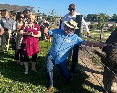 Wine-O's With Rhinos After-Hours Zoo Evening