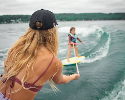 Wakesurfing Charter on Keuka Lake