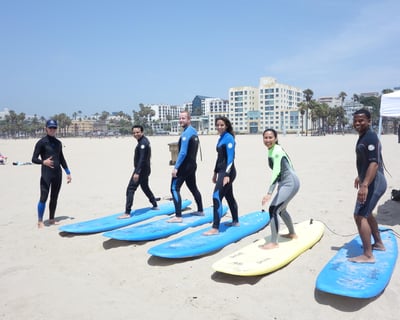 Take a Progressive Group Surf Lesson in Santa Monica