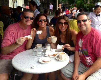 French Quarter History Walking Tour with Cafe Du Monde