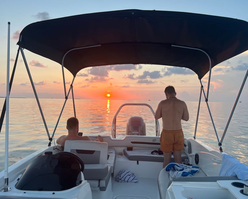 Private Sunset Powerboat Charter in Key West