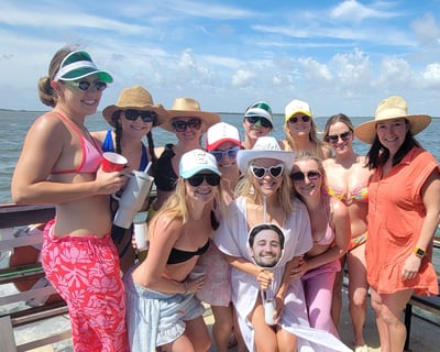 Private Tiki Boat Charter to Tybee Sandbar