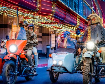 Nighttime Sidecar Tour of Las Vegas
