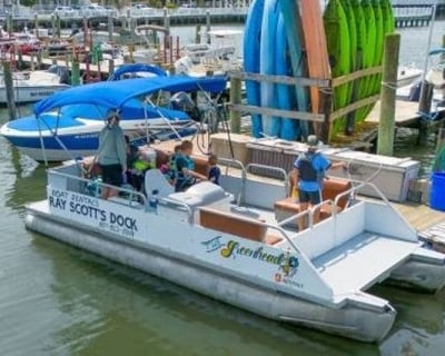 8-Passenger Pontoon Rental in Margate City