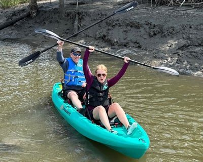 Amelia and the Talbot Islands Tandem Kayak Rental