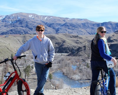 Fat Bike Tour Through Chelan River Gorge
