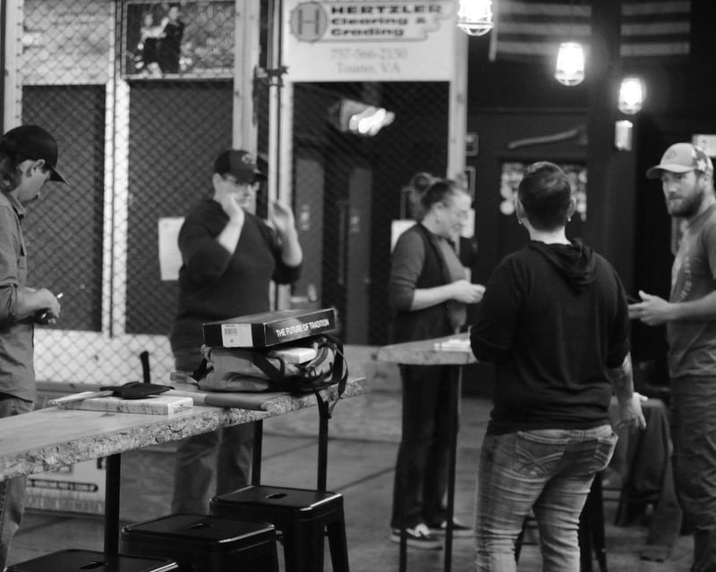 Coached Axe Throwing Party in Williamsburg, VA