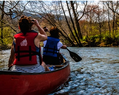 Fall French Broad River Guided Paddling Trip