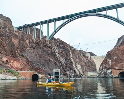 Hoover Dam Kayak Tour with Hot Springs & Shuttle